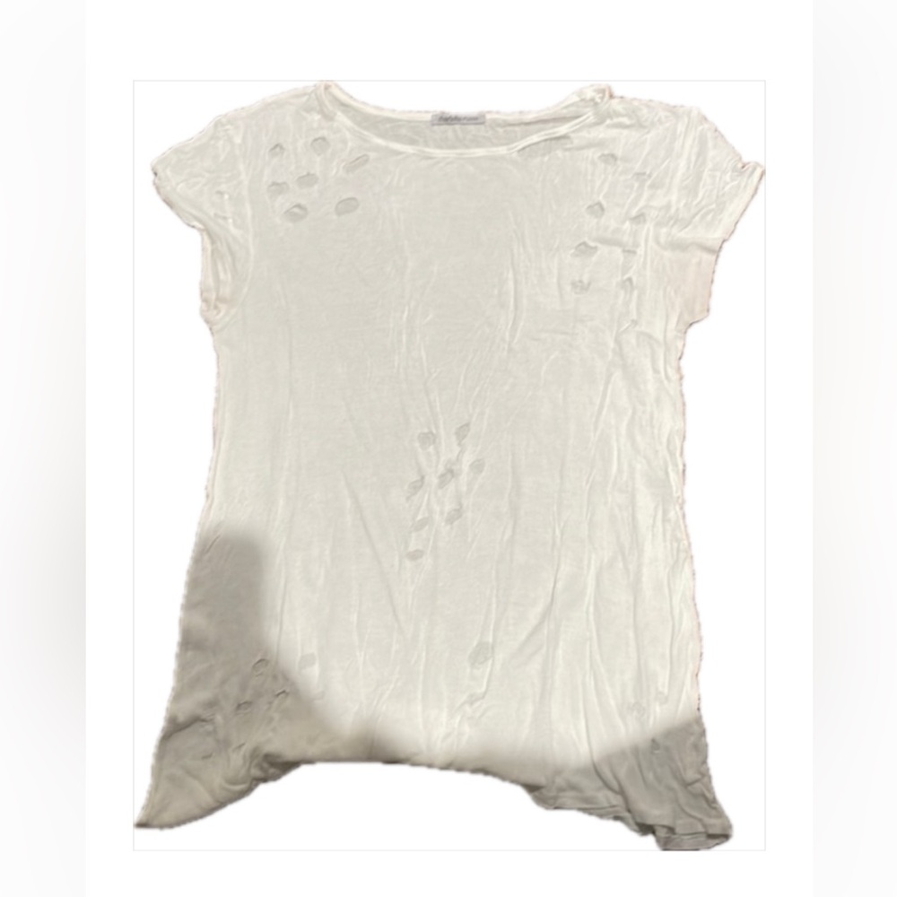 White Charlotte Russe T-shirt